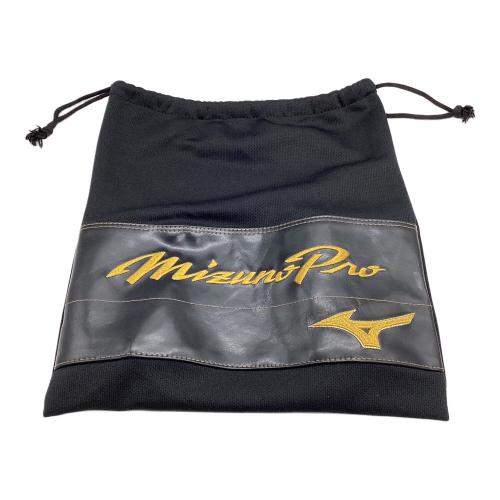 MIZUNO (ミズノ) 軟式グローブ イエロー×パープル ケース付  ミズノプロ 内野用 波賀ジャパンオーダー