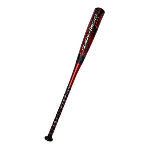 MIZUNO (ミズノ) 軟式バット 83cm レッド×ブラック MAGNA IMPACT 1CJFR104