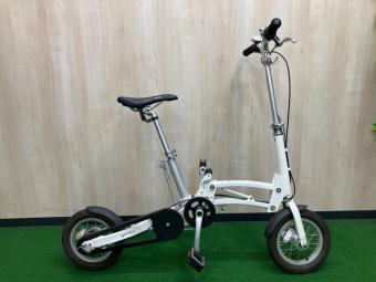 Mobiky Genius 折りたたみ自転車 DISC BRAKE ヘッドライト付 @ ホワイト