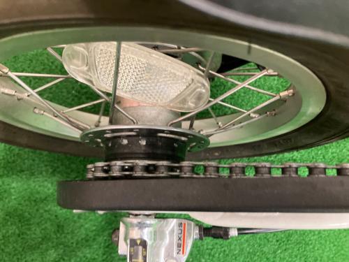 Mobiky Genius 折りたたみ自転車 DISC BRAKE ヘッドライト付 @ ホワイト