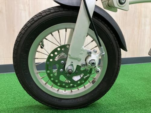 Mobiky Genius 折りたたみ自転車 DISC BRAKE ヘッドライト付 @ ホワイト
