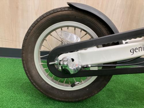 Mobiky Genius 折りたたみ自転車 DISC BRAKE ヘッドライト付 @ ホワイト