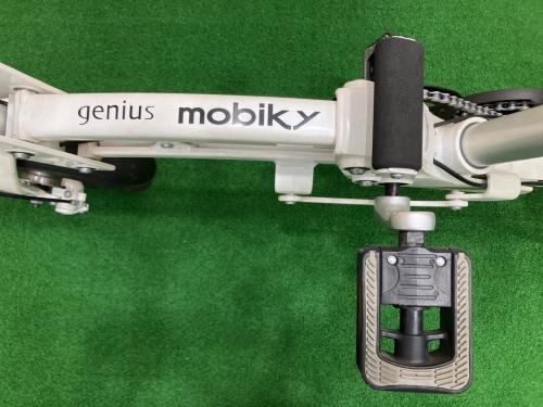 Mobiky Genius 折りたたみ自転車 DISC BRAKE ヘッドライト付 @ ホワイト