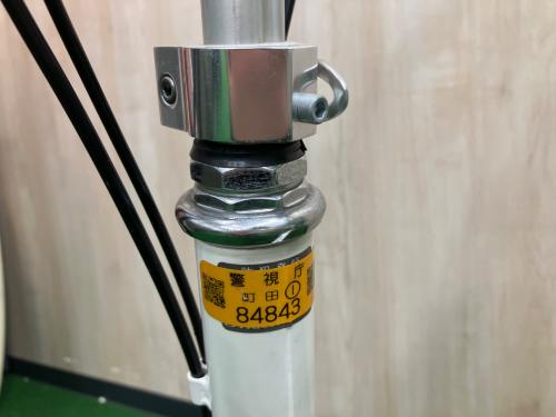 Mobiky Genius 折りたたみ自転車 DISC BRAKE ヘッドライト付 @ ホワイト