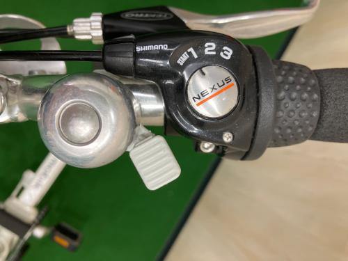 Mobiky Genius 折りたたみ自転車 DISC BRAKE ヘッドライト付 @ ホワイト