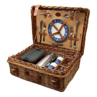 OPTIMA (オプティマ) アウトドア食器 2人用 イギリス製 PSCマーク有 ピクニックバスケット 食器セット