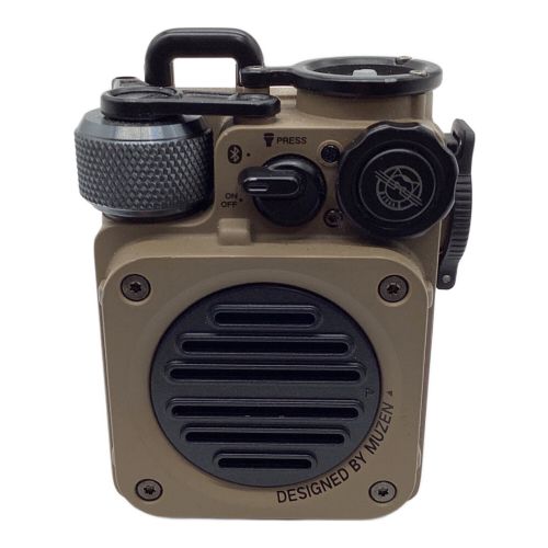 Muzen (ミューゼン) アウトドアスピーカー 希少品 BRUNT WILD MINI タン