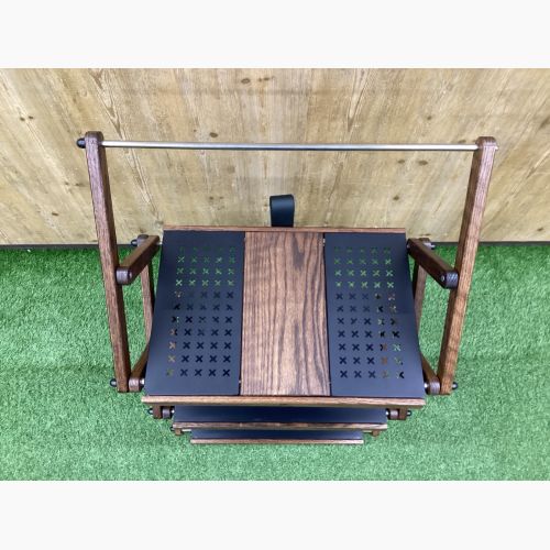 KIMICAMP システムラック アイアン&ウッド3段ラック