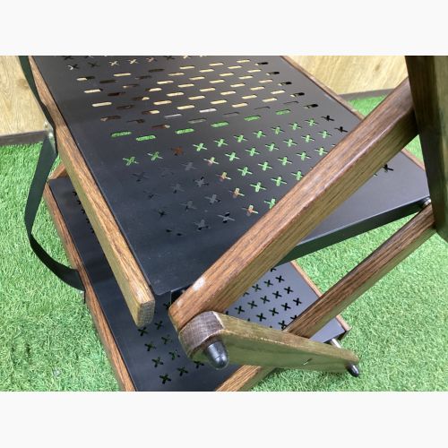 KIMICAMP システムラック アイアン&ウッド3段ラック