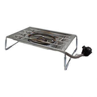 Snow peak (スノーピーク) シングルガスバーナー フラットバーナー PSLPGマーク有 GS-450R 2021年製 使用燃料【OD缶】