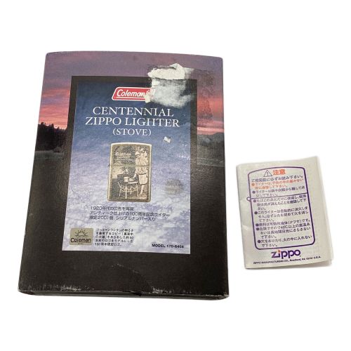 Coleman (コールマン) アウトドア雑貨 2001個限定・No.1145 Centennial Zippo