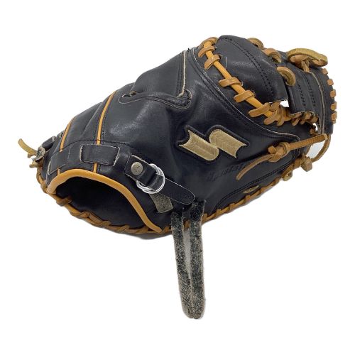 SSK (エスエスケイ) 軟式グローブ ブラック×イエロー スペシャルメイクグラブ キャッチャーミット SMM-2227