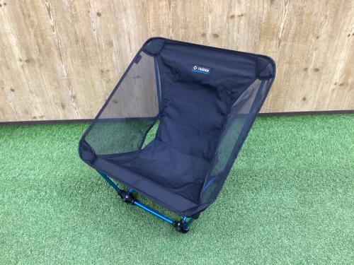 Helinox (ヘリノックス) アウトドアチェア ブラック×ブルー グラウンドチェア