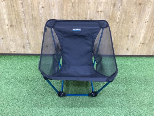 Helinox (ヘリノックス) アウトドアチェア ブラック×ブルー グラウンドチェア