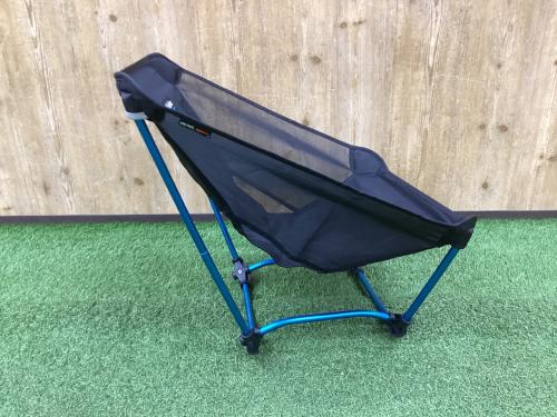Helinox (ヘリノックス) アウトドアチェア ブラック×ブルー グラウンドチェア