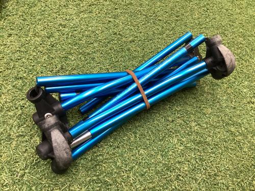 Helinox (ヘリノックス) アウトドアチェア ブラック×ブルー グラウンドチェア