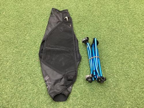 Helinox (ヘリノックス) アウトドアチェア ブラック×ブルー グラウンドチェア