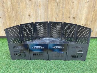 サンゾー工務店 (サンゾーコウムテン) 焚火台 RODAN BRICK スタンダード＆HANGETSUセット