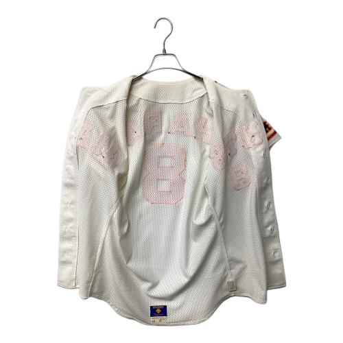 読売ジャイアンツ (ヨミウリジャイアンツ) 応援グッズ SIZE O アイボリー 1995年ホーム 引退年 ユニフォーム 【8】原辰徳 プロ仕様モデル