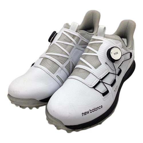 NEW BALANCE (ニューバランス) ゴルフシューズ UGB1001W FuelCell 1001 BOA メンズ SIZE 27.5cm ホワイト×ブラック