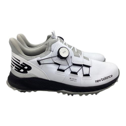 NEW BALANCE (ニューバランス) ゴルフシューズ UGB1001W FuelCell 1001 BOA メンズ SIZE 27.5cm ホワイト×ブラック