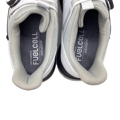 NEW BALANCE (ニューバランス) ゴルフシューズ UGB1001W FuelCell 1001 BOA メンズ SIZE 27.5cm ホワイト×ブラック