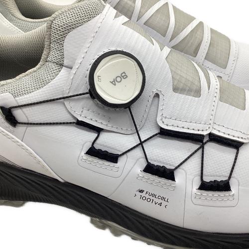 NEW BALANCE (ニューバランス) ゴルフシューズ UGB1001W FuelCell 1001 BOA メンズ SIZE 27.5cm ホワイト×ブラック