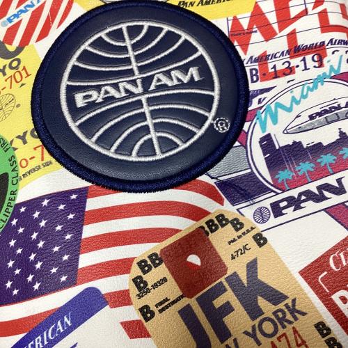 PAN AM (パンナム) ヘッドカバー ネイビー×マルチカラー ヘッドカバー4点セット(1W/3W/U3/パター)