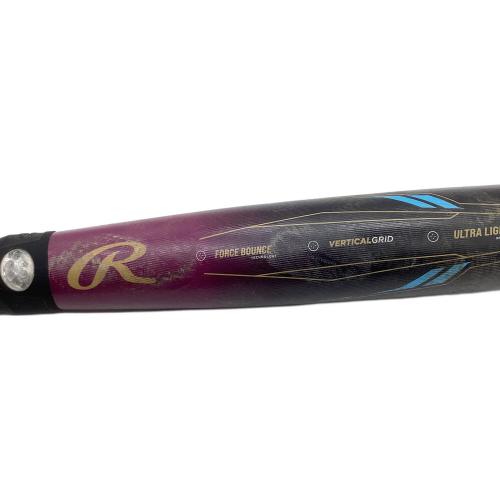RAWLINGS (ローリングス) 軟式バット 78cm パープル×ブラック HYPER MACH 4ORCE 少年用 BJ3FHM4C