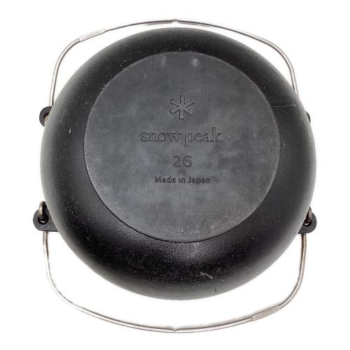 Snow peak (スノーピーク) 和鉄ダッチオーブン 26 ダッチオーブン CS-520