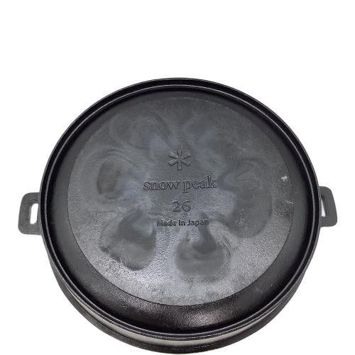 Snow peak (スノーピーク) 和鉄ダッチオーブン 26 ダッチオーブン CS-520
