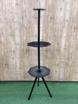 Dapper Punch ファニチャーアクセサリー ブラック ※3/8変換ネジアダプター付 木製三脚H485 ブラック塗装