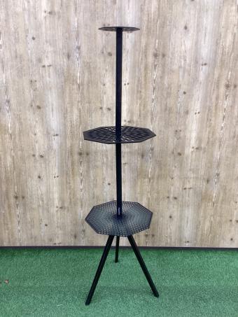 Dapper Punch ファニチャーアクセサリー ブラック ※3/8変換ネジアダプター付 木製三脚H485 ブラック塗装