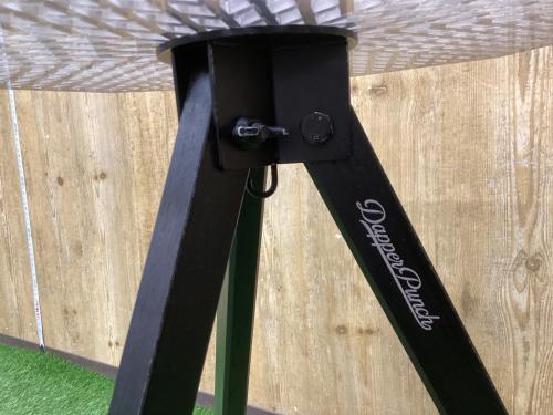 Dapper Punch ファニチャーアクセサリー ブラック ※3/8変換ネジアダプター付 木製三脚H485 ブラック塗装