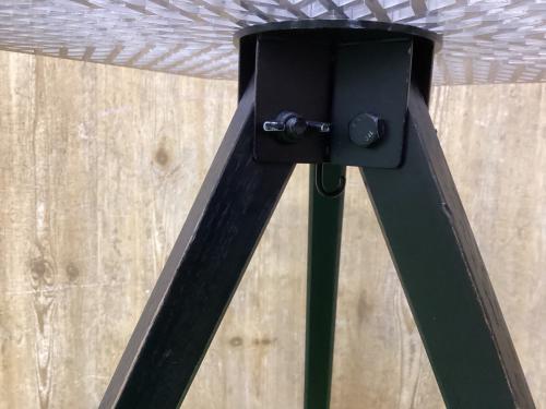 Dapper Punch ファニチャーアクセサリー ブラック ※3/8変換ネジアダプター付 木製三脚H485 ブラック塗装