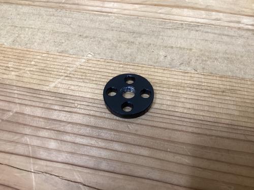 Dapper Punch ファニチャーアクセサリー ブラック ※3/8変換ネジアダプター付 木製三脚H485 ブラック塗装