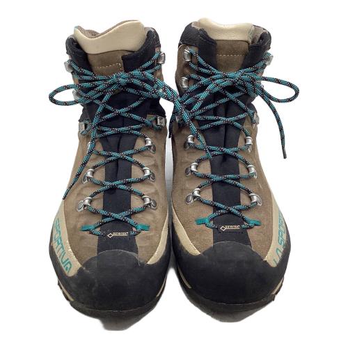 LA SPORTIVA (スポルティバ) トレッキングシューズ レディース SIZE EU40(約25.5cm) ブラウン×グリーン トランゴアルプエボGTX ハイカット(ソフトソール) GORE-TEX