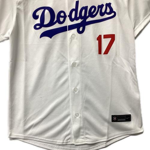 ロサンゼルス・ドジャース 応援グッズ L-14/16 ホワイト リミテッドユニフォーム キッズ ユニフォーム 【17】大谷翔平 PZ3B7LHMP00