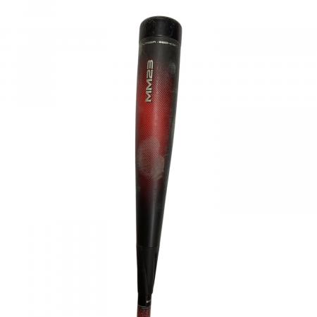SSK (エスエスケイ) 軟式バット 84㎝ ブラック×レッド ケース付 MM23
