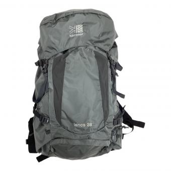 Karrimor (カリマー) バックパック 28L グレー×ブラック ランクス28 背面長 約41～45cm 21-30L(日帰り)