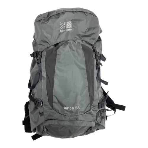 Karrimor (カリマー) バックパック 28L グレー×ブラック ランクス28 背面長 約41～45cm 21-30L(日帰り)