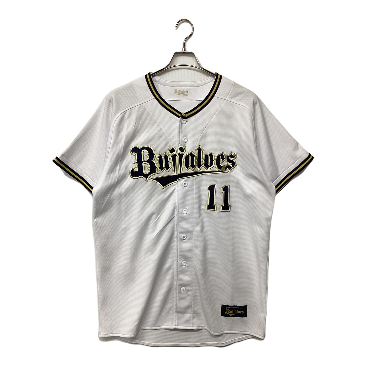 オリックスバファローズ 山崎福也 ユニホーム オリックス・バファローズ 【11】山崎福也 応援グッズ SIZE XO