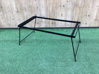 CAMP GEEKS (キャンプギークス) アウトドアテーブル ブラック ブリッジフレーム