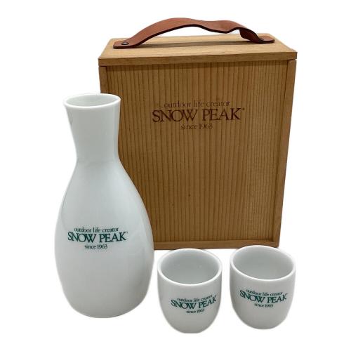Snow peak (スノーピーク) アウトドア食器 雪峰SPRING FAIR95限定品 ヤマコウ時代 雪峰 野酒セット 未使用品