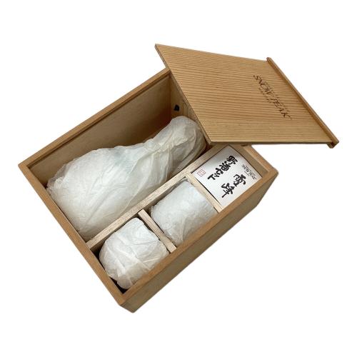 Snow peak (スノーピーク) アウトドア食器 雪峰SPRING FAIR95限定品 ヤマコウ時代 雪峰 野酒セット 未使用品
