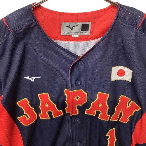 SAMURAI JAPAN 応援グッズ SIZE L ネイビー 藤原 恭大【1】 ユニフォーム アジアプロ野球チャンピオンシップ 2023 ビジター レプリカ