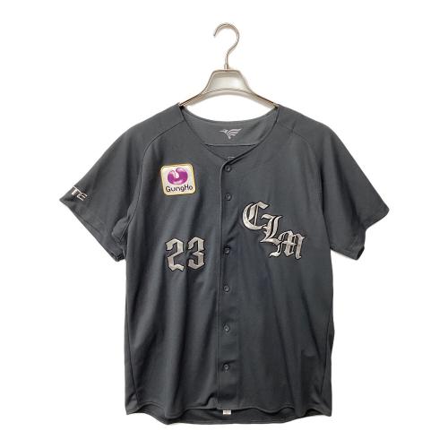 千葉ロッテマリーンズ (チバロッテマリーンズ) 応援グッズ SIZE L グレー 石川 慎吾【23】 ユニフォーム 2024ネオ クラシック エディション