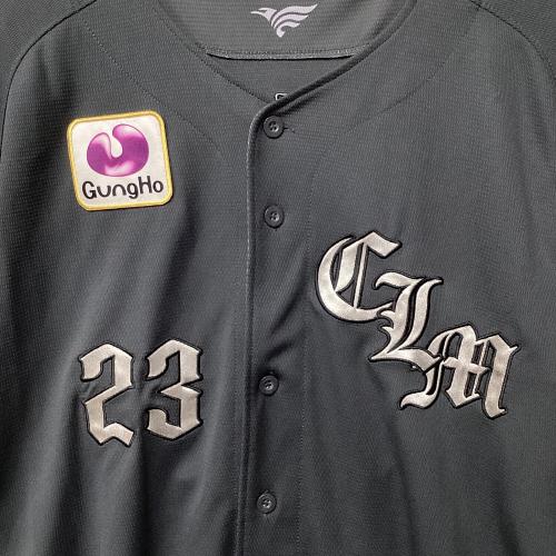 千葉ロッテマリーンズ (チバロッテマリーンズ) 応援グッズ SIZE L グレー 石川 慎吾【23】 ユニフォーム 2024ネオ クラシック エディション