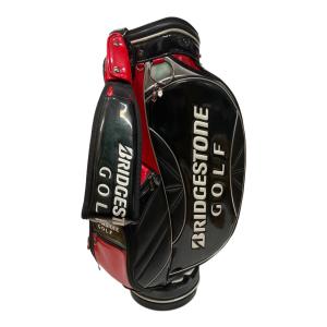 BRIDGESTONE (ブリヂストン) キャディバッグ 収納用キャディバッグ ブラック×レッド