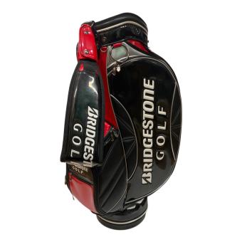 BRIDGESTONE (ブリヂストン) キャディバッグ 収納用キャディバッグ ブラック×レッド